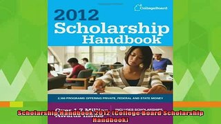 best book  Scholarship Handbook 2012 College Board Scholarship Handbook