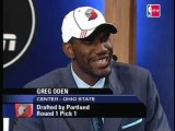 NBAGreg Oden Draft 2007  No. 1