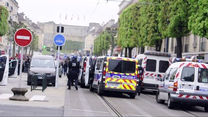 Manifestation contre la loi Travail à Caen le 12 mai 2016