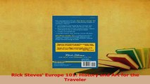 Read  Rick Steves Europe 101 History and Art for the Traveler Ebook Free