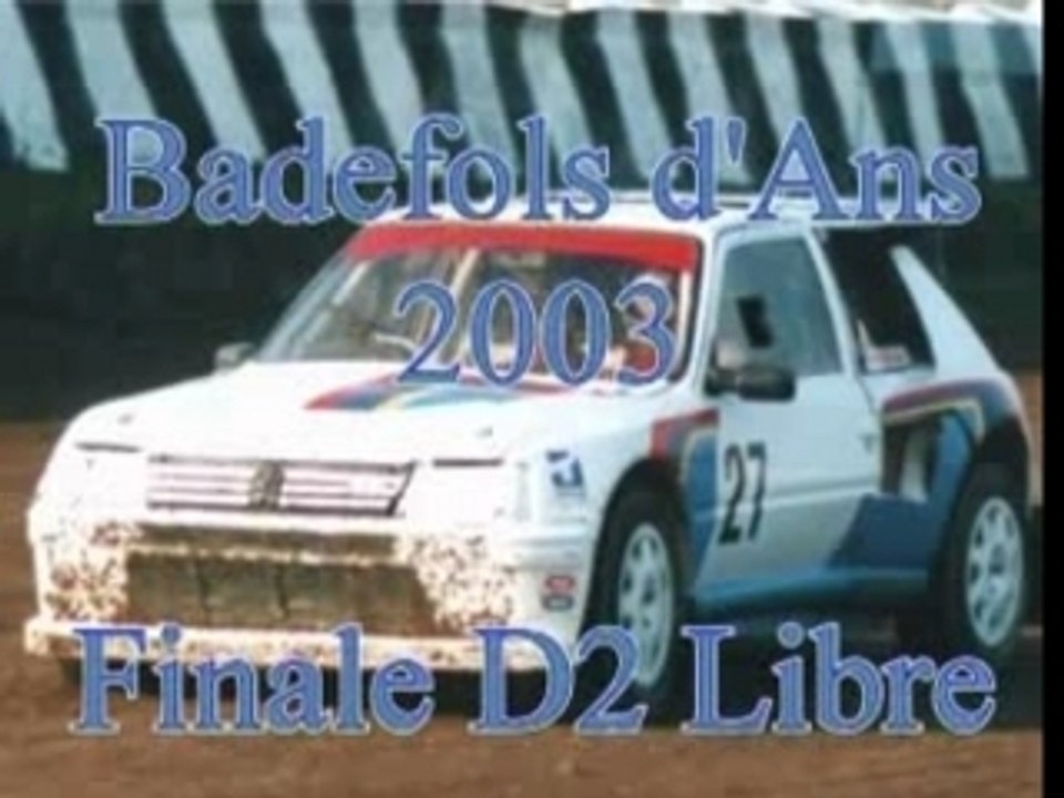 Autocross 2003 Peugeot 205 t16 Chanpionnat De France
