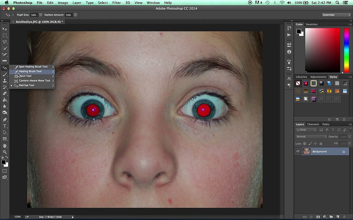 027 Red Eye Tool