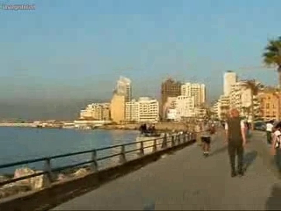 Walking on the Corniche, Beirut