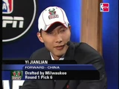 NBA Yi Jianlian Draft 2007 No. 6
