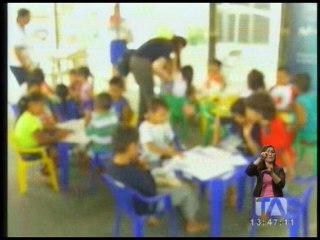 Inauguran espacio para menores damnificados en Manta