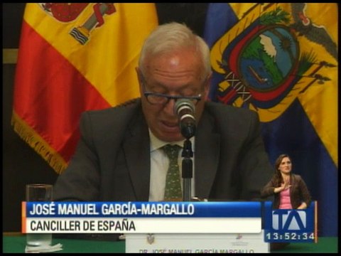 Cancilleres de Ecuador y España anuncian compromisos de ayuda