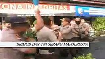 Penyerangan Polresta oleh Brimob dan TNI Kodim 0808