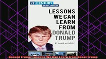 new book  Donald Trump Lessons We Can Learn From Donal Trump