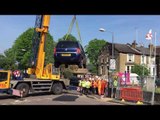 Huge Sinkhole Almost Swallows Car in London