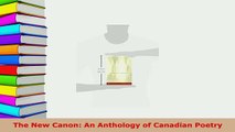 PDF  The New Canon An Anthology of Canadian Poetry  EBook