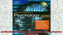 best book  DecisionGdGradPrg Psych 2003 Petersons Graduate Programs in Psychology