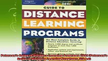 new book  Petersons Guide to Distance Learning Programs 2001 Petersons Guide to Distance Learning