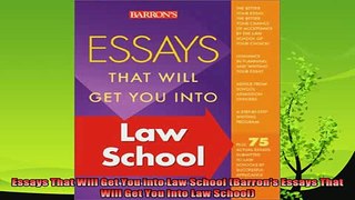 read here  Essays That Will Get You into Law School Barrons Essays That Will Get You Into Law