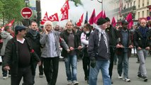 Paris: manifestations et affrontements contre la loi travail