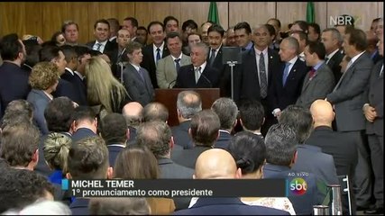 Assista ao pronunciamento oficial de Michel Temer na íntegra
