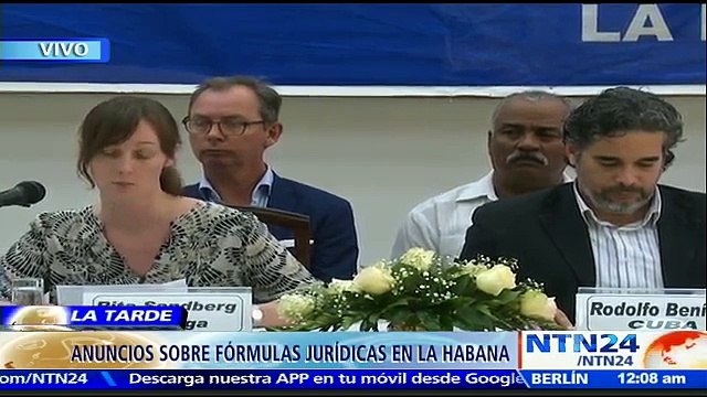 Gobierno colombiano y FARC anuncian fórmula para blindar jurídicamente los acuerdos de paz alcanzados en La Habana