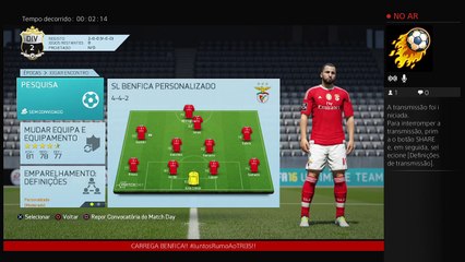 *FIFA16* BENFICA SEASONS GAMES ON LIVE! CARREGA BENFICA! (47)