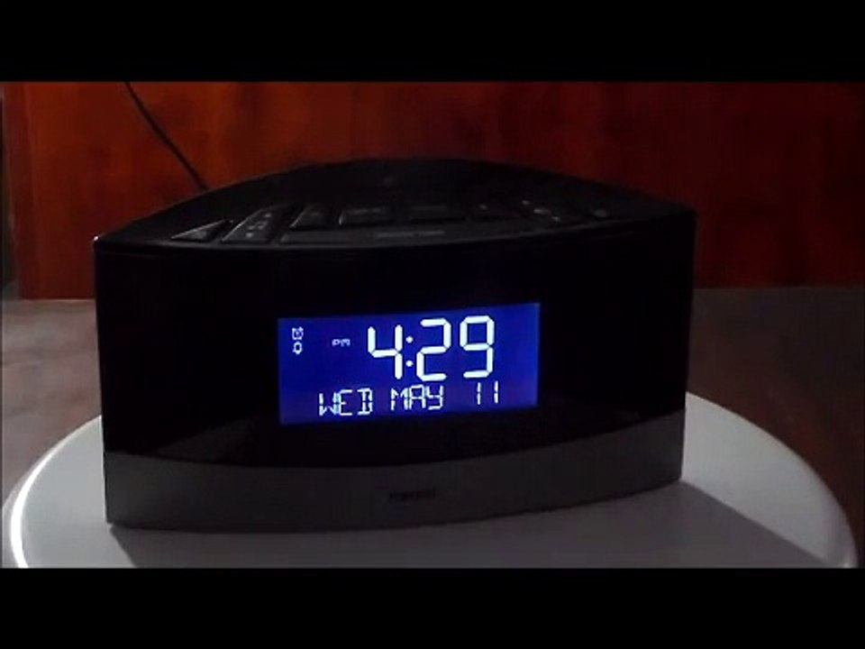 Homedics Sound Spa Premier Nature Sounds Dual Alarm Clock Radio with 20 Soothing Sounds