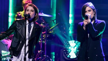 Tegan and Sara Perform 'Boyfriend' on 'The Tonight Show'