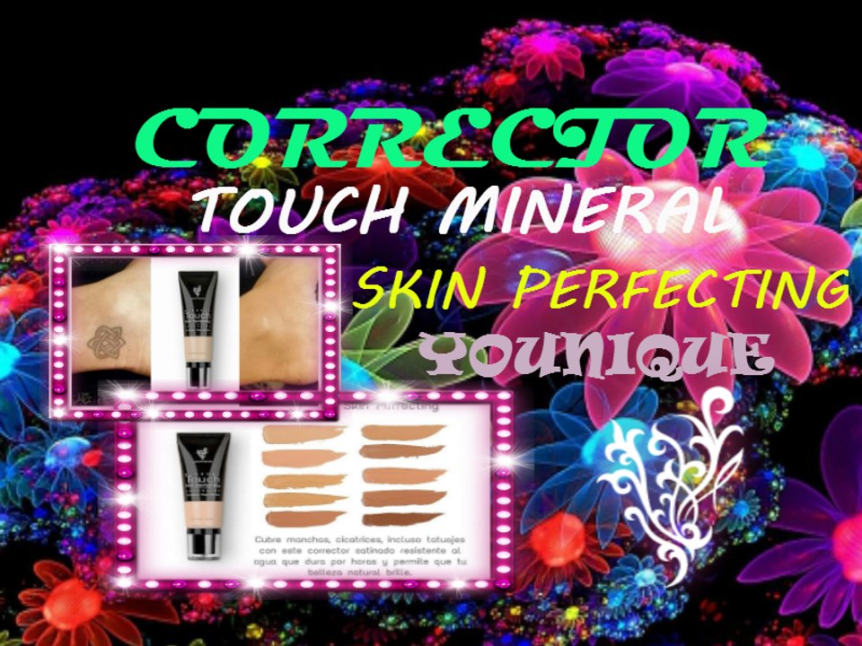 Cubre manchas, cicatrices y tatuajes con Corrector Touch Mineral de Younique