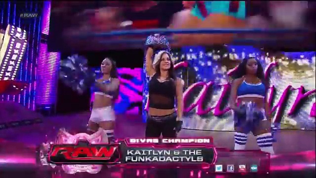 WWE Raw 2013-_05-_06- Six-Diva Tag Team Match.