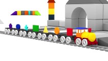 Magic Shapes for kids-Truck Puzzles For Children-Kids 3D Cartoons-Learn Colors With Color