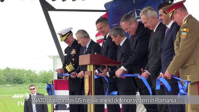 NATO inaugurates US missile shield defence system in Romania