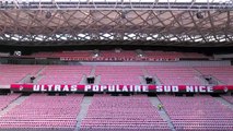 Drone flight football stadium Allianz Riviera – OGC Nice v AS St Etienne