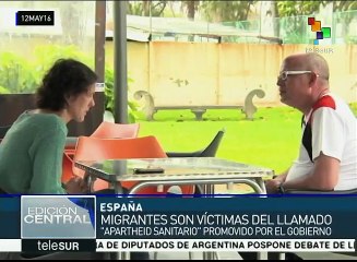 España: 49% de migrantes, excluidos de la sanidad pública