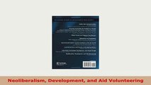PDF  Neoliberalism Development and Aid Volunteering Read Online