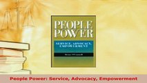 PDF  People Power Service Advocacy Empowerment Read Online