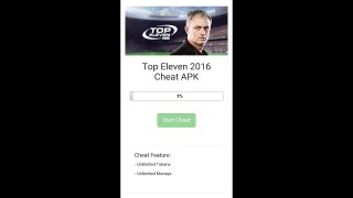 Top Eleven 2016 Hack Cheat Unlimited Tokens,Unlimited Money