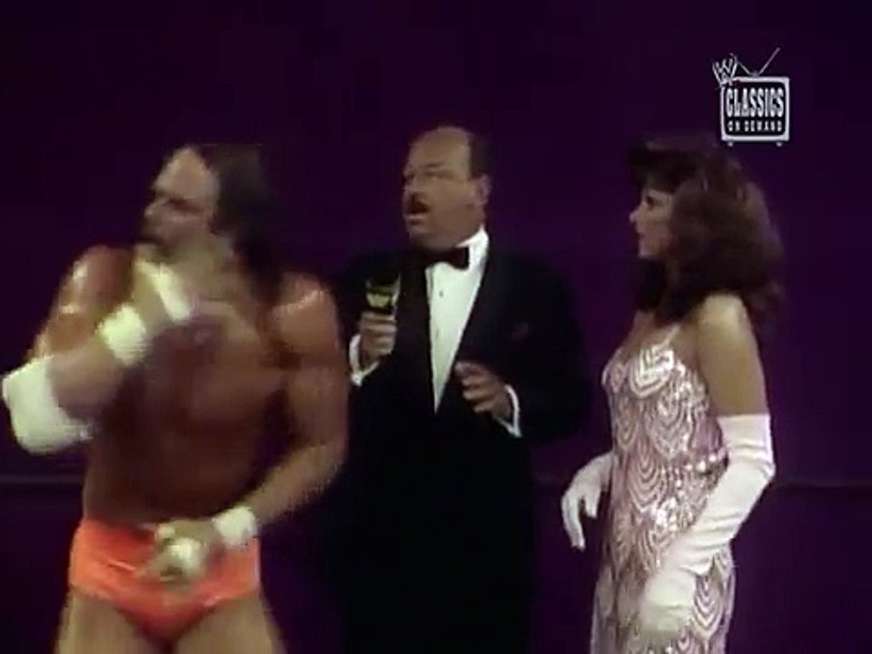 WWF WM 5 Aftermath - Randy Savage, Sherri confront Elizabeth, attack Hulk Hogan (4-02-89)