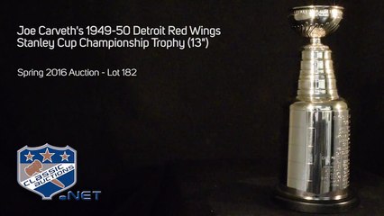 Joe Carveth's 1949-50 Detroit Red Wings Stanley Cup Championship Trophy (13')