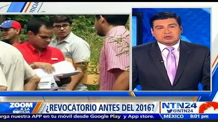 Debate Zoom | ¿Revocatorio en Venezuela antes de que termine el 2016?