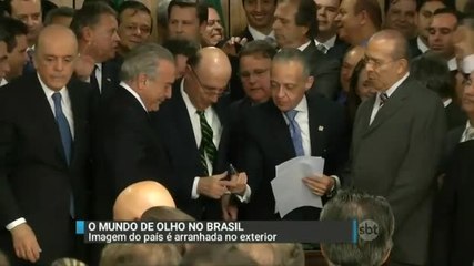 Crise política arranha imagem do Brasil no exterior