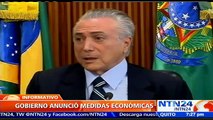Temer aspira a mantener durante dos años su presidencia en Brasil con un 