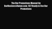 PDF The Bar Promotions Manual by BarBusinessOwner.com: 107 Ready to Use Bar Promotions  EBook