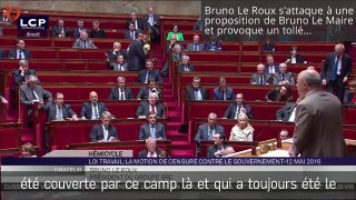 Bruno Le Roux chahuté, tension à l’Assemblée