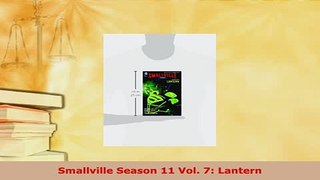 PDF  Smallville Season 11 Vol 7 Lantern Read Online