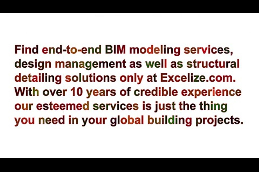 Excellent BIM modeling services available only at Excelize.com