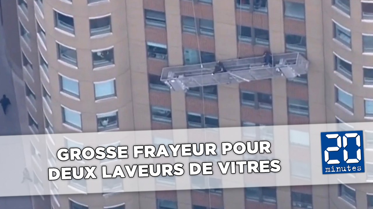 Des laveurs de vitres restent coincés au 17e étage d'un building