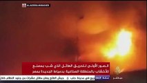 الصور الأولى لحريق مصنع الأخشاب بمحافظة دمياط المصرية