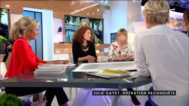 Une journaliste à propos de Julie Gayet : Depuis son plus jeune âge, elle travaille à la conquête du pouvoir