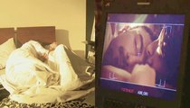 Shaan Shahid & Uzma Khan Bed Scene BTS
