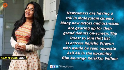 New Actress In M'town, Rajisha Vijayan ! Anuraga Karikkin Vellam Movie - Filmyfocus.com