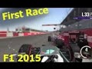 First race on F1 2015 Lewis Hamilton at Canada