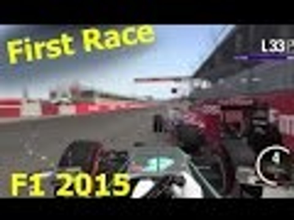 First race on F1 2015 Lewis Hamilton at Canada