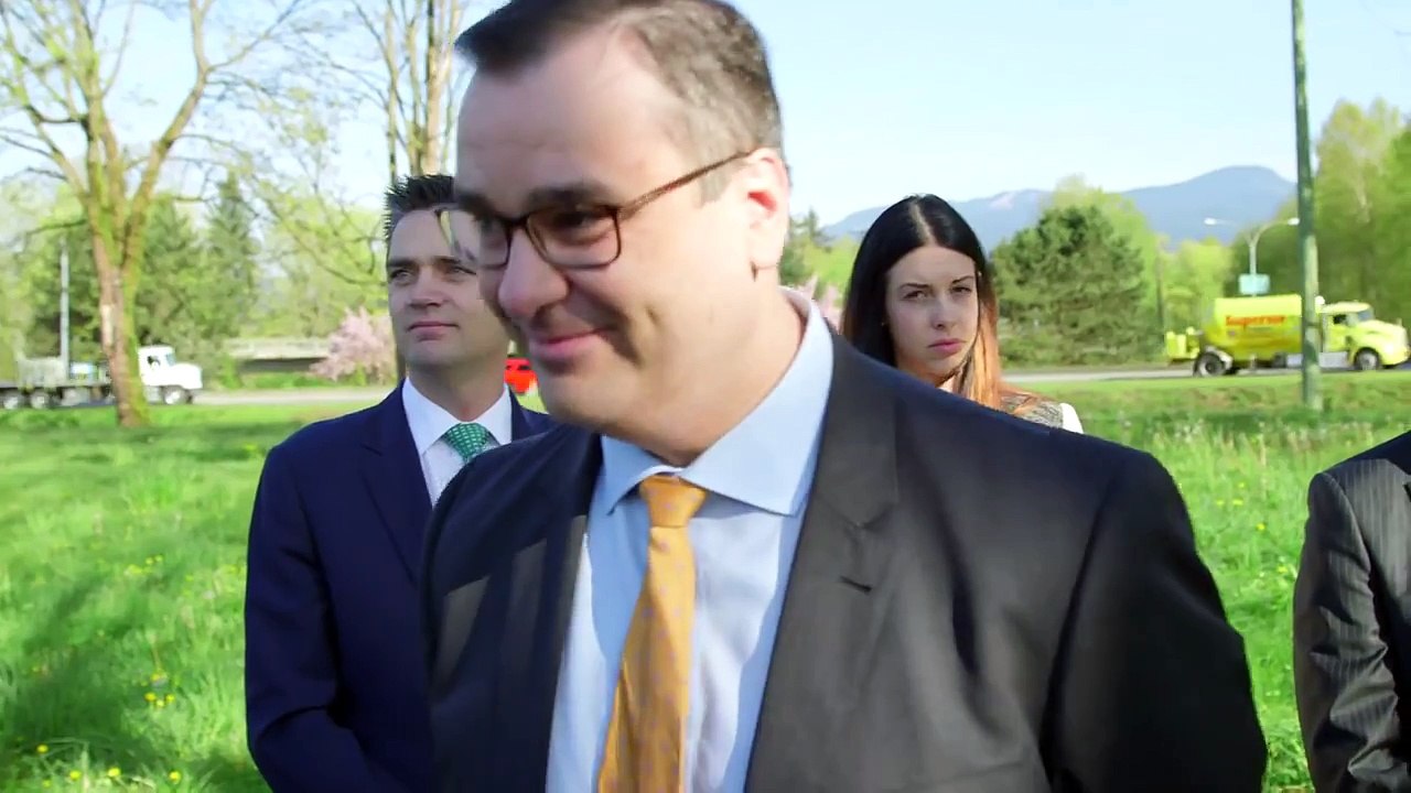 Conservative MPs get a surprise delivery of toxic debris from Vancouver oil spill.