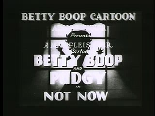 Betty Boop Not Now